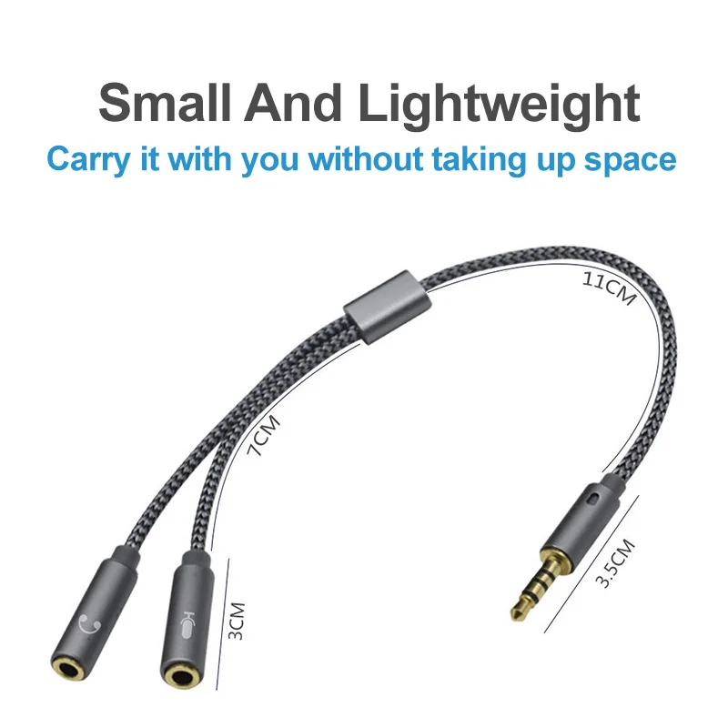 Headset Splitter 3.5mm Audio M - Earphone Splitter Jack ulasan dan harga