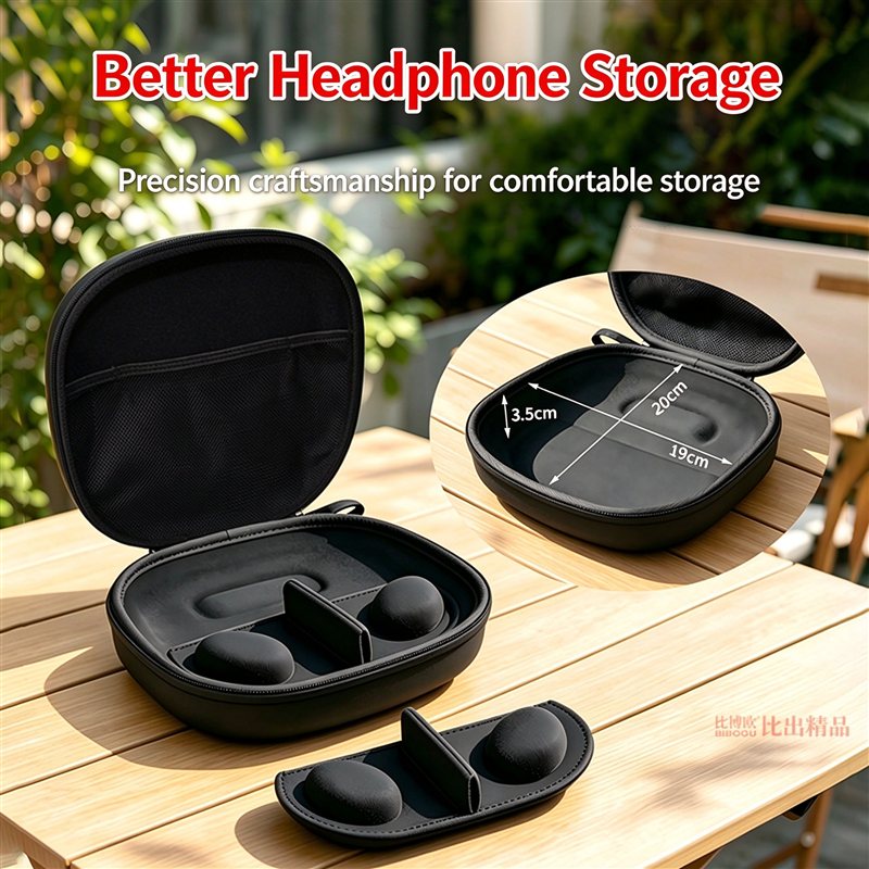 Hard EVA Storage Bag for Apple - Headphone Case Hard ulasan dan harga